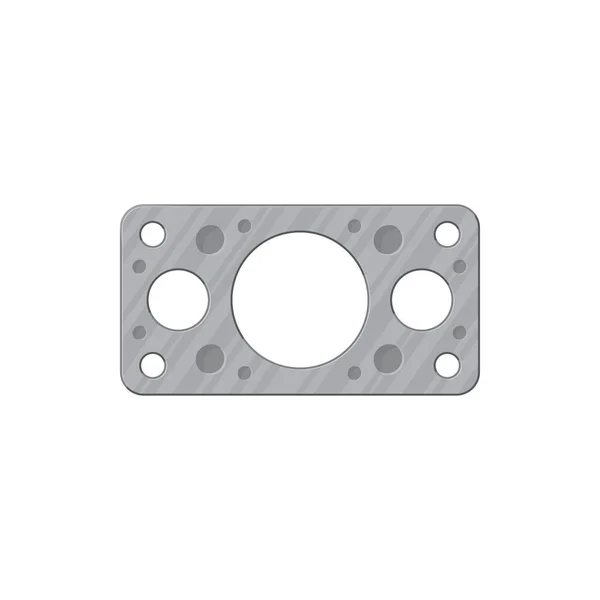 Joining Connector Construction Repair Work Tool Isolated Icon Vector Metal — Archivo Imágenes Vectoriales