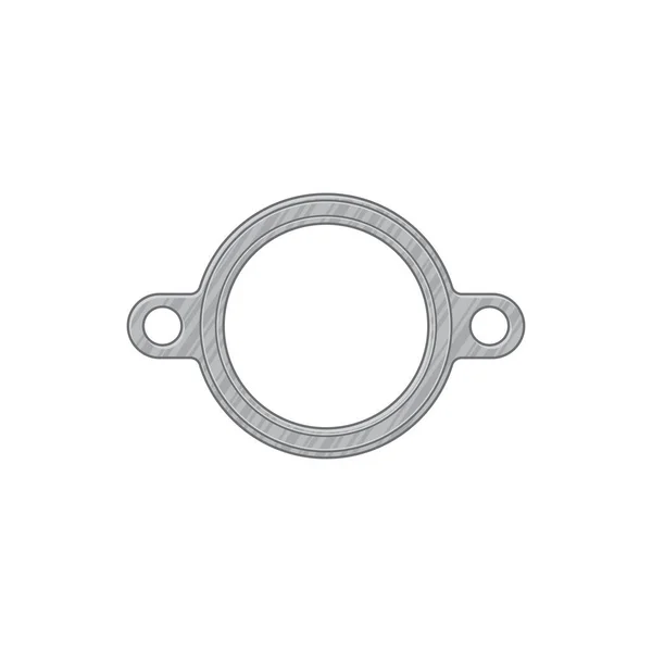 Mounting Bracket Car Detail Connector Isolated Icon Vector Harness Vehicle — Stock vektor