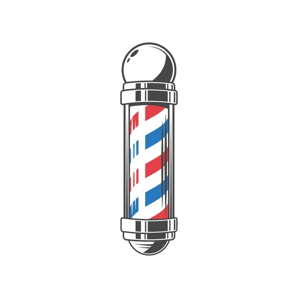 Barber Pole Sign Used Signify Shaving Cutting Craft Place Staff — 스톡 벡터