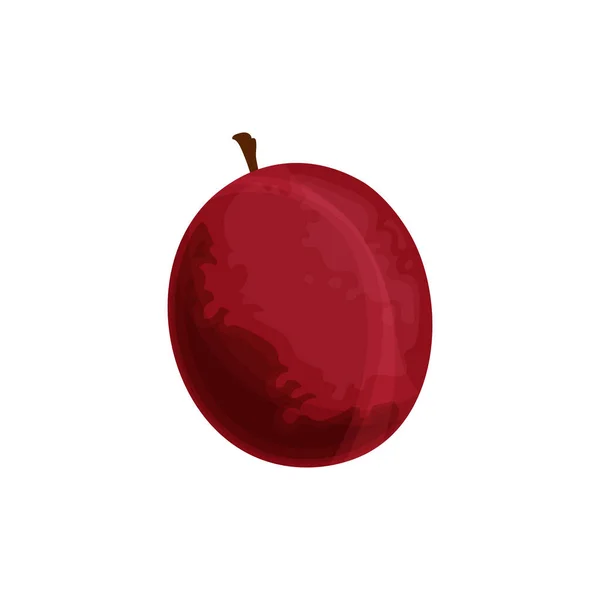 Passion Fruit Maracuya Isolated Exotic Food Flat Cartoon Vector Pepo — Image vectorielle