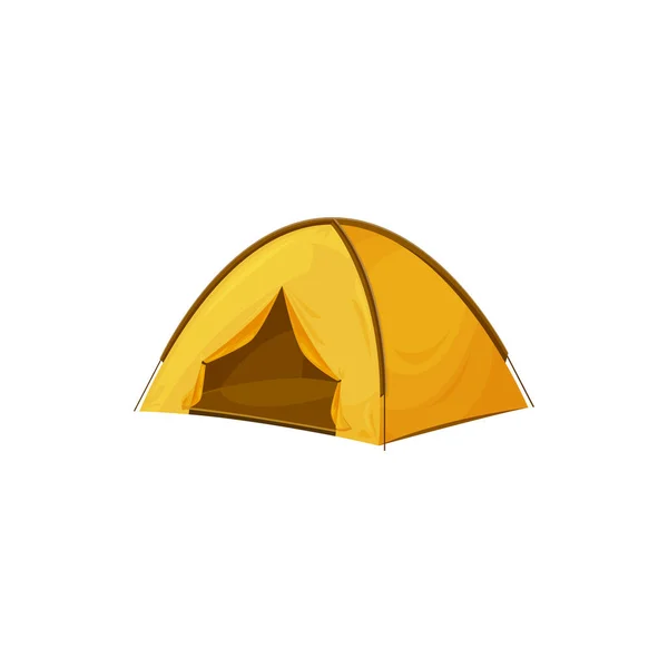 Tent Camp Tourist Dome House Vector Flat Icon Travel Tourism — ストックベクタ