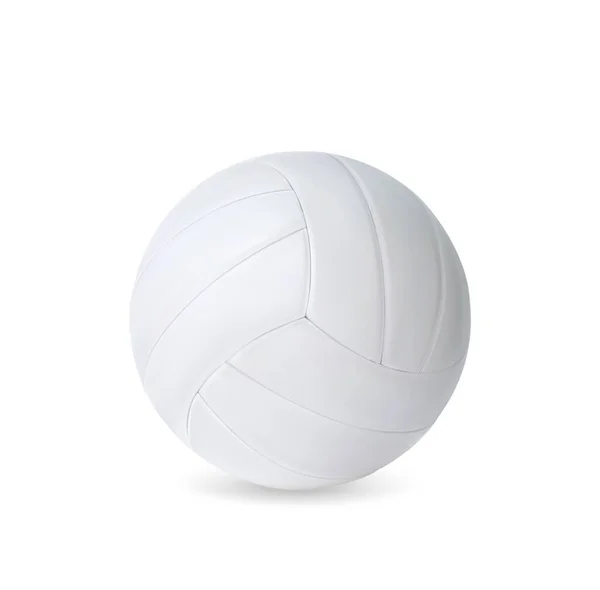 Realistic Volleyball Ball Sports Accessory Vector Equipment Object Item Isolated — Wektor stockowy