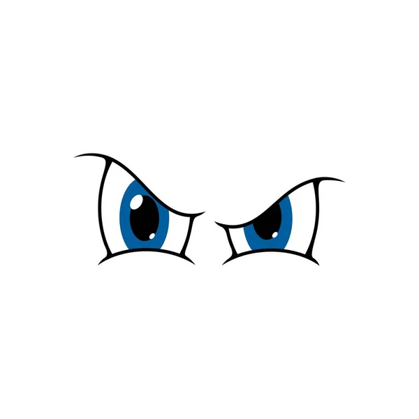 Eyes Smile Face Cartoon Googly Emoticon Emoji Vector Icon Big — Vettoriale Stock