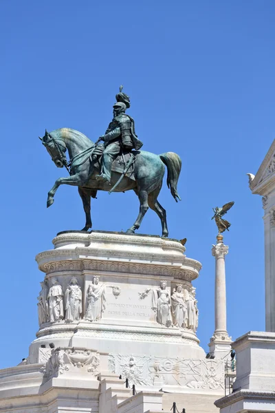 Památník vittorio emanuele ii — Stock fotografie