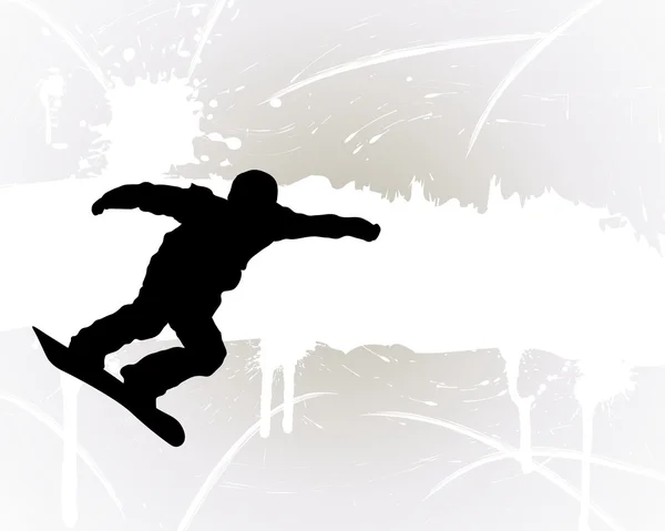 Fond de snowboard — Image vectorielle