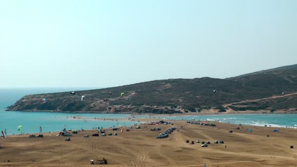 Playa de Prassonissi — Vídeo de stock