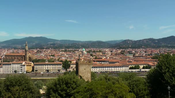 Florence panorama — Stock video