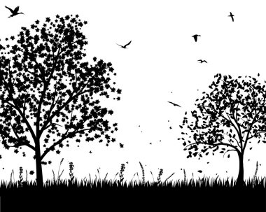 çayır silhouettes