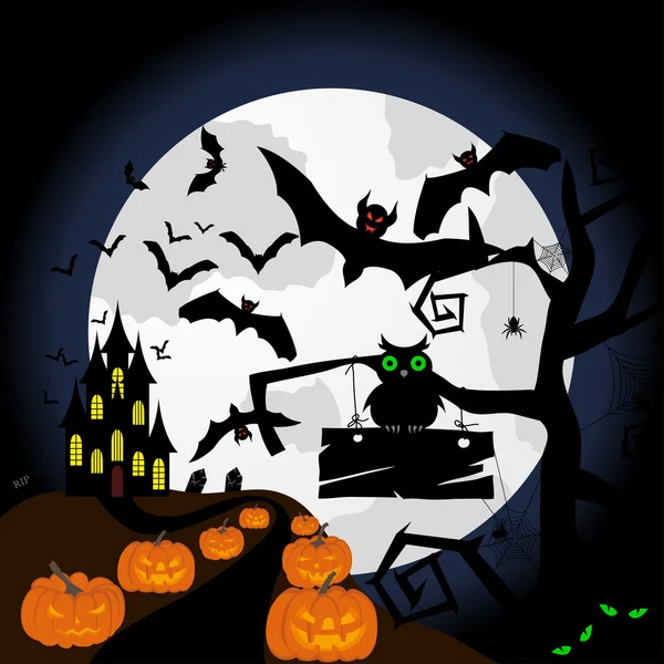 Gelukkige Halloween — Stockvector