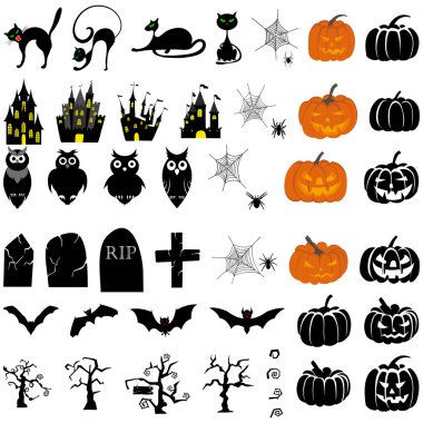 Halloween icon set
