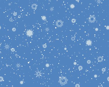 Dikişsiz blizzard desen