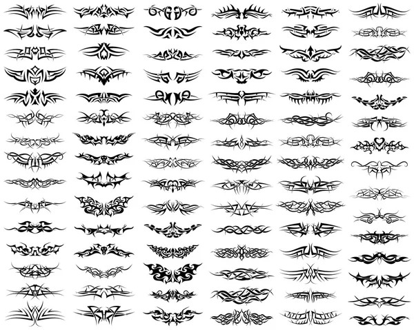 Tattoo set — Stockvector