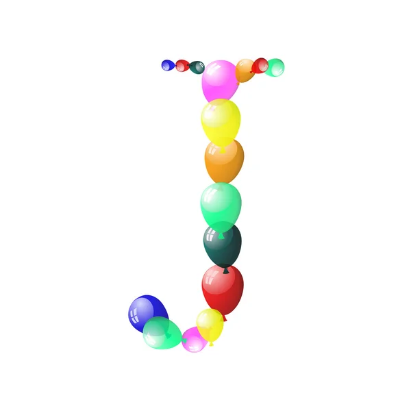 气球的信 — 图库矢量图片