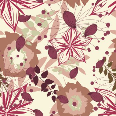 Kusursuz çiçek deseni