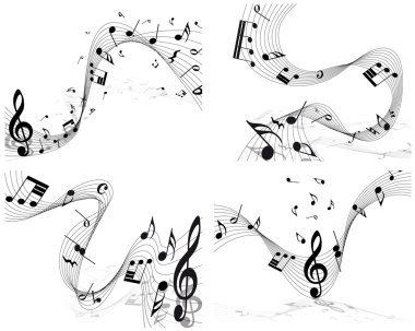 nota musical personal conjunto