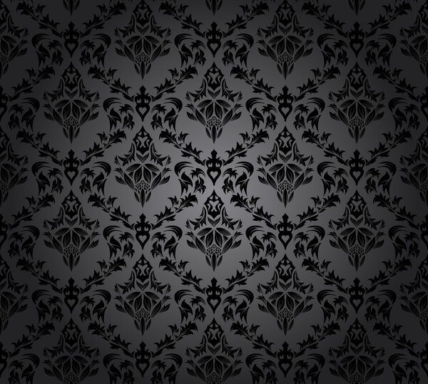 Damask seamless pattern