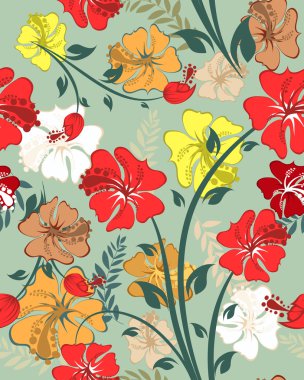 Kusursuz çiçek deseni