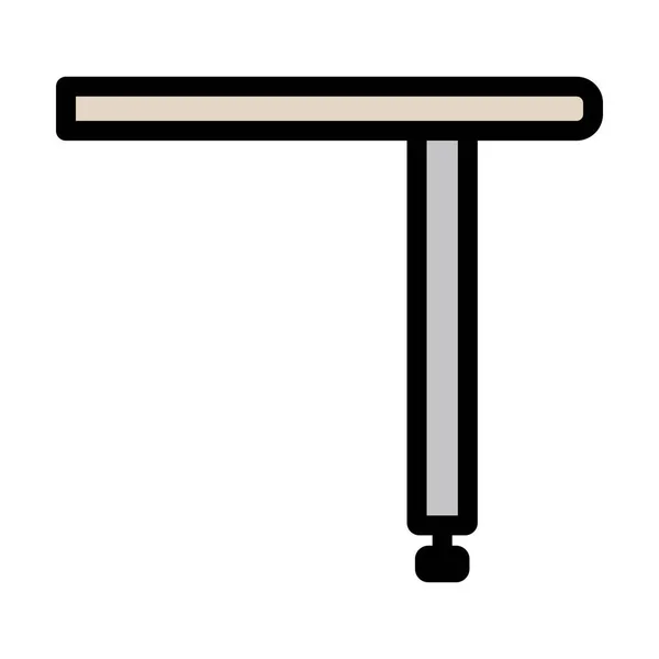 Table Information Console Icône Contour Audacieux Modifiable Avec Conception Remplissage — Image vectorielle