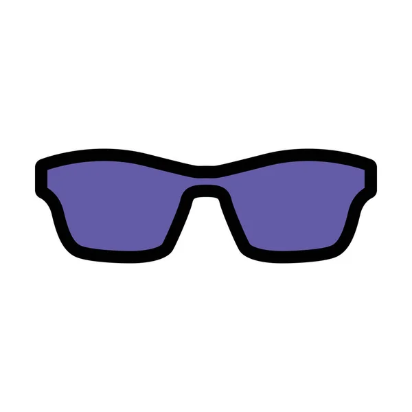 Business Woman Glasses Icon Editable Bold Outline Color Fill Design — Διανυσματικό Αρχείο