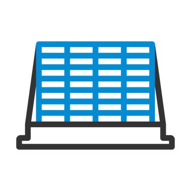 İnşaat Paleti Simgesi. Renk Doldurma Tasarımı ile Düzenlenebilir Kalın Tasarım. Vektör İllüstrasyonu.