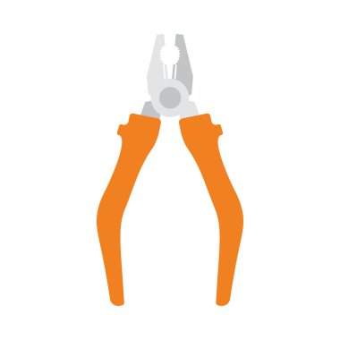 Kerpeten ikonu. Düz Renk Tasarımı. Vektör İllüstrasyonu.