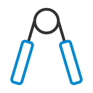 Eller Genişletici Simgesi. Düzenlenebilir genişlikte kalın tasarım. Vektör İllüstrasyonu.