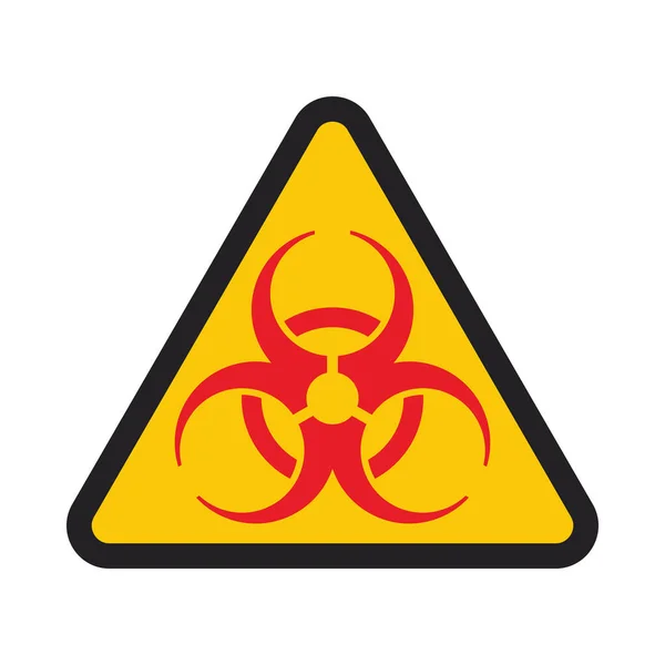 Icon Biohazard 平面色彩设计 病媒图解 — 图库矢量图片