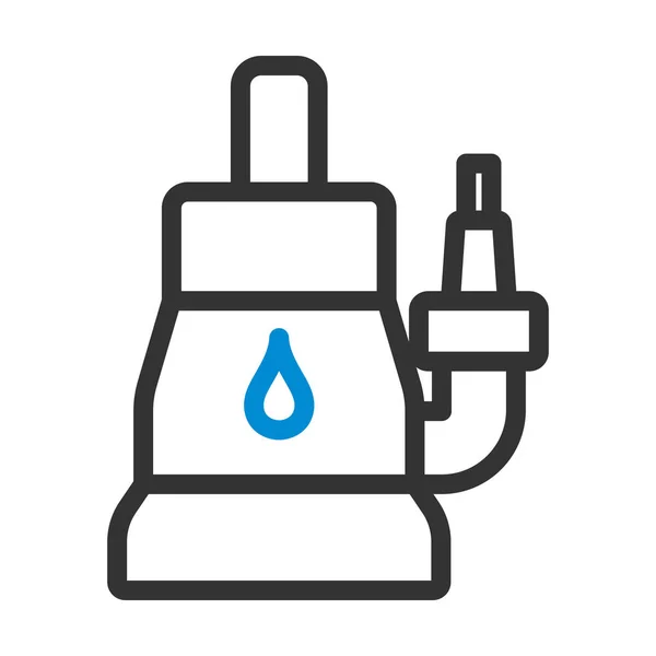 Icono Bomba Agua Sumergible Esquema Audaz Editable Con Diseño Relleno — Archivo Imágenes Vectoriales