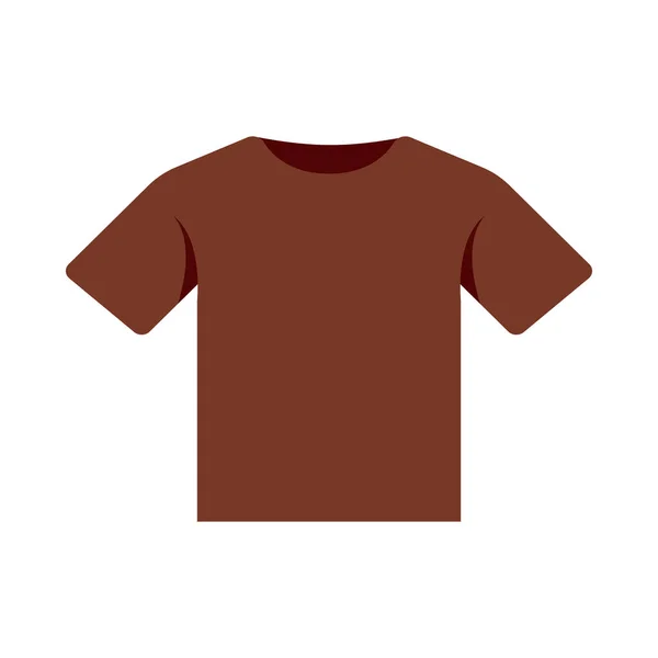 Shirt Icon Editable Bold Outline Color Fill Design Vector Illustration — 스톡 벡터