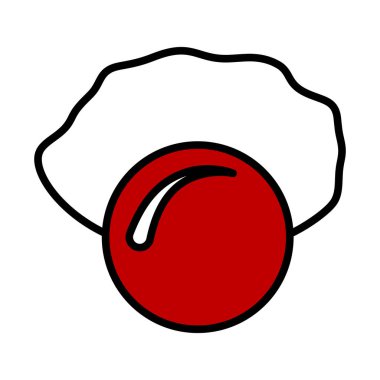 April Fool's Day Icon. Editable Bold Outline With Color Fill Design. Vector Illustration.