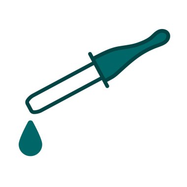 Düşüren Simgesi. Renk Doldurma Tasarımı ile Düzenlenebilir Kalın Tasarım. Vektör İllüstrasyonu.