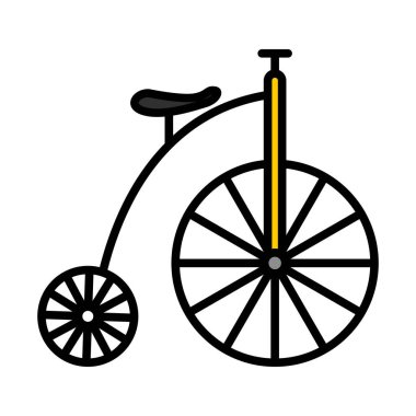 April Fool's Day Icon. Editable Bold Outline With Color Fill Design. Vector Illustration.