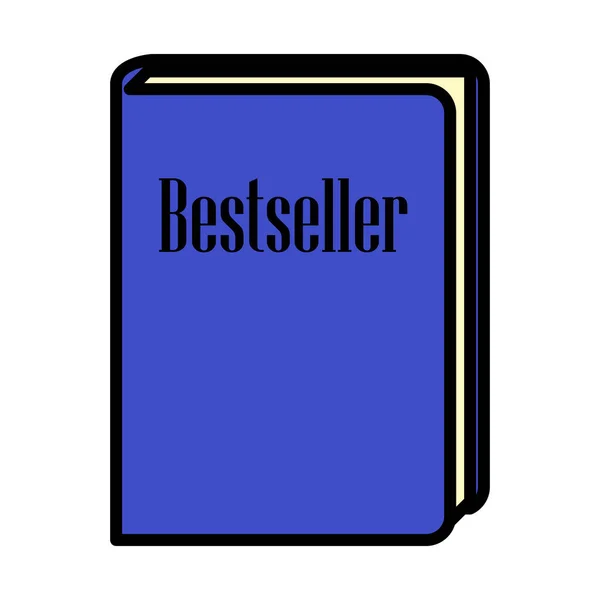 Bestseller Book Icon Editable Bold Outline Color Fill Design Vector — Stock Vector