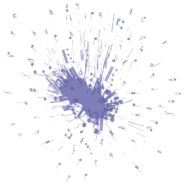 Абстрактний Гранжевий Музичний Дизайн Фіолетовий Гранжевий Банер Дуже Пізньому Кольорі — стоковий вектор