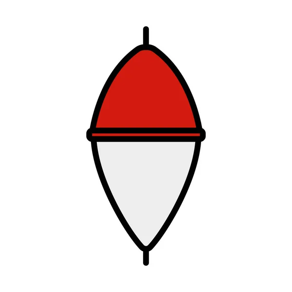 Icon Float Upravitelný Tučný Obrys Barevným Vzorem Vektorová Ilustrace — Stockový vektor