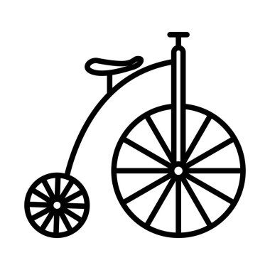 1 Nisan şakası ikonu. Düzenlenebilir genişlikte kalın tasarım. Vektör İllüstrasyonu.