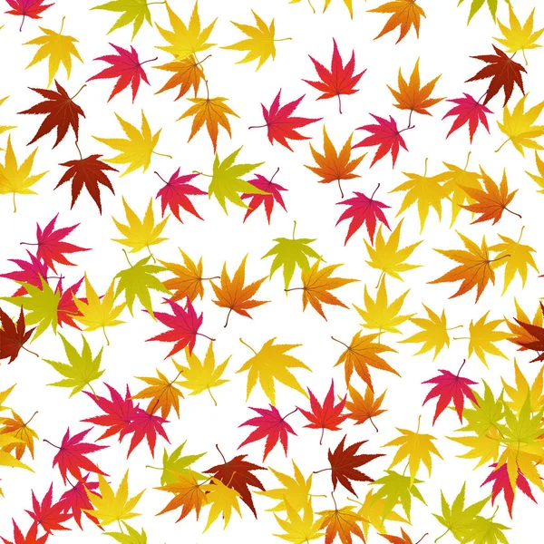 Maple Autumn Banner Poster Flyer Sale Background Decorated Maple Leaves — Stock Vector