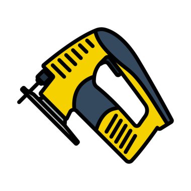 Yapboz Simgesi. Renk Doldurma Tasarımı ile Düzenlenebilir Kalın Tasarım. Vektör İllüstrasyonu.