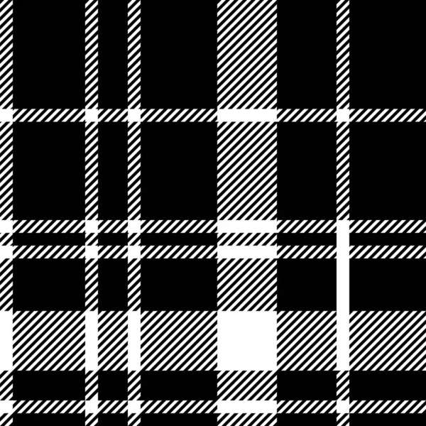 Glen Plaid Texturizado Patrón Sin Costura Tela Revisada Ilustración Vectorial — Archivo Imágenes Vectoriales