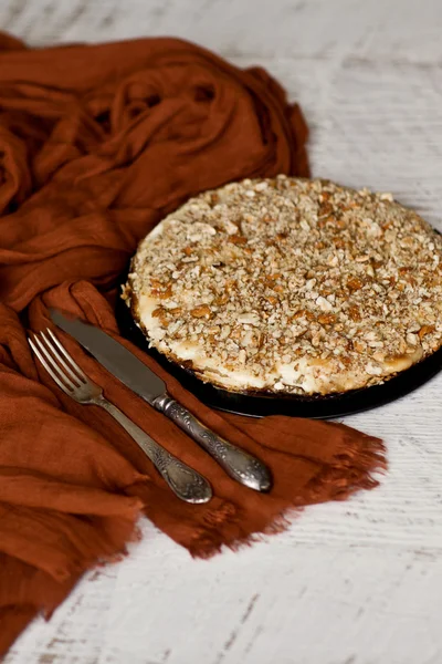 Leckerer hausgemachter Kuchen — Stockfoto