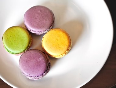 Fransızca macaroons. tatlı