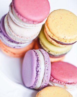 Fransızca macaroons. tatlı