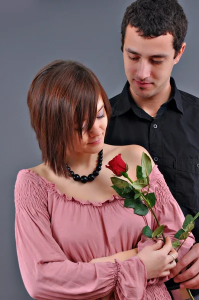 Pareja adolescente — Foto de Stock