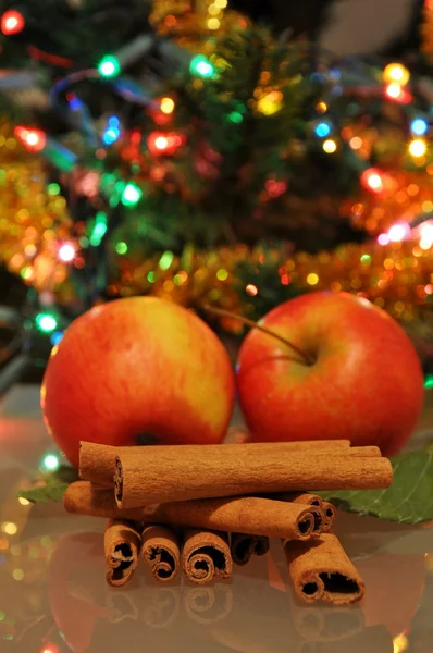 Canela y manzanas — Foto de Stock
