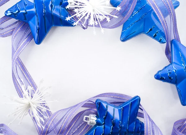 Collection of blue decorations — Stock Photo, Image