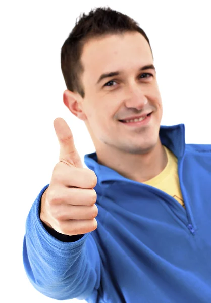 Man With Thumb Up — Stock Photo, Image