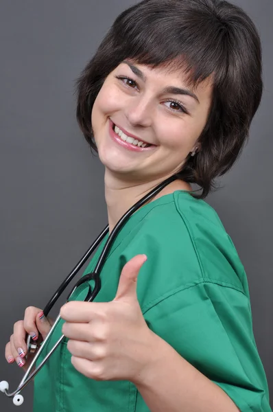 Aantrekkelijke dame arts — Stockfoto