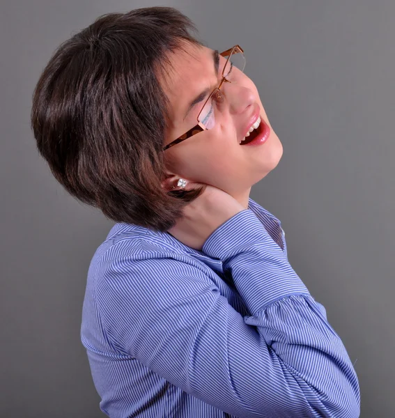 Portret van prachtige zakenvrouw — Stockfoto