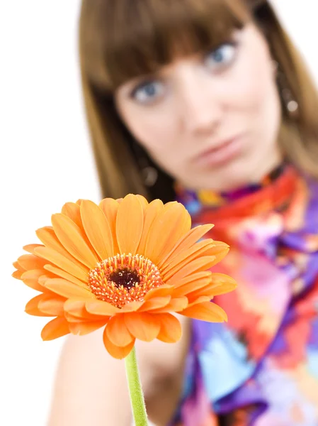 Portrait of a beautiful woman — Stock Photo, Image