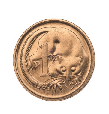 Australian One Cent Coin clipart
